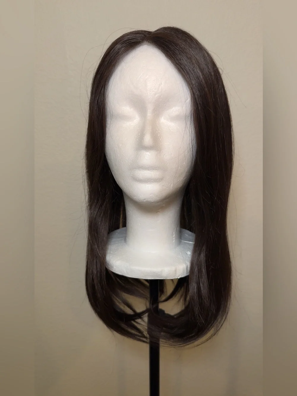 Eawwii Dark Brown Synthetic Hair Toppers for Women with Thinning